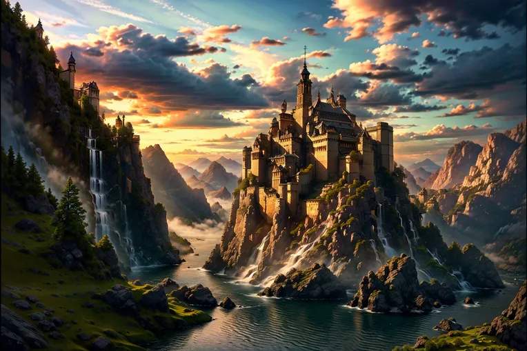 CGI style,Anime Scene,Building,LoRA,SD 1.5