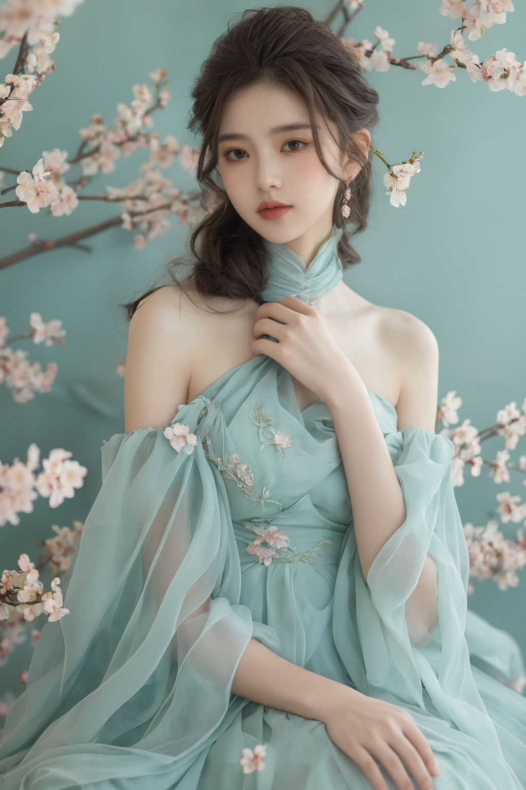 Mumu - Qing Dynasty Costumes in Sakura Blossoms【Downloadable】 v1