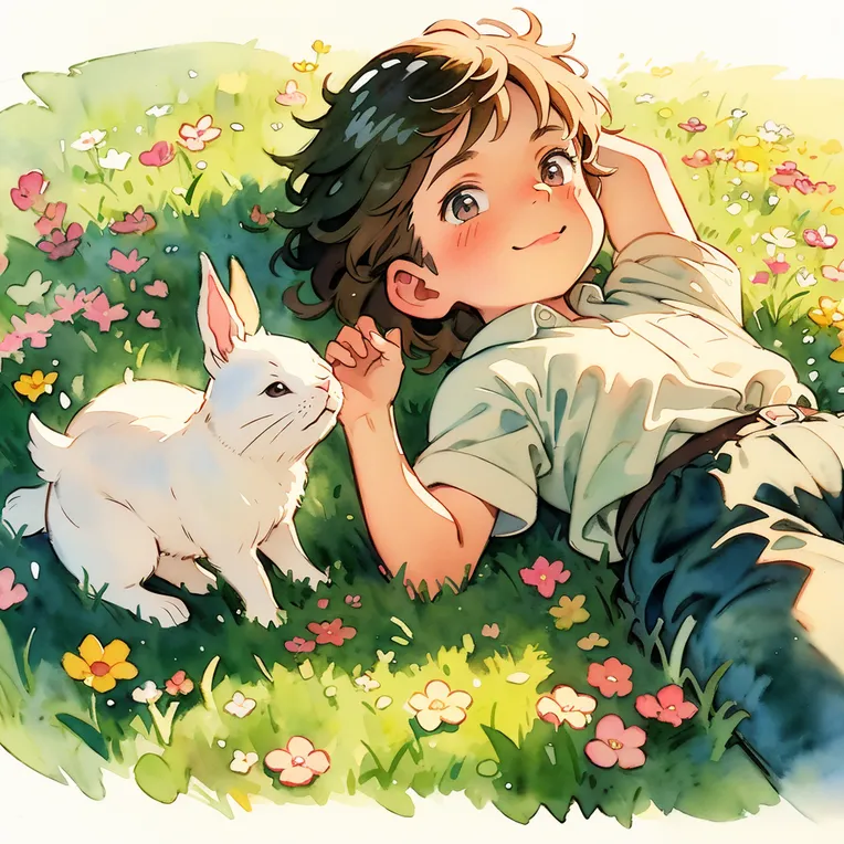 Hand-Drawn,Kids' Illustration,Girl,LoRA,SD 1.5