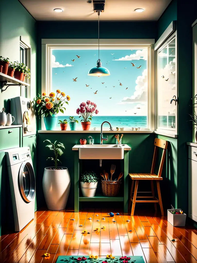 Craft Style,Traditional Painting Media,Space & Scene,Checkpoint,SD 1.5