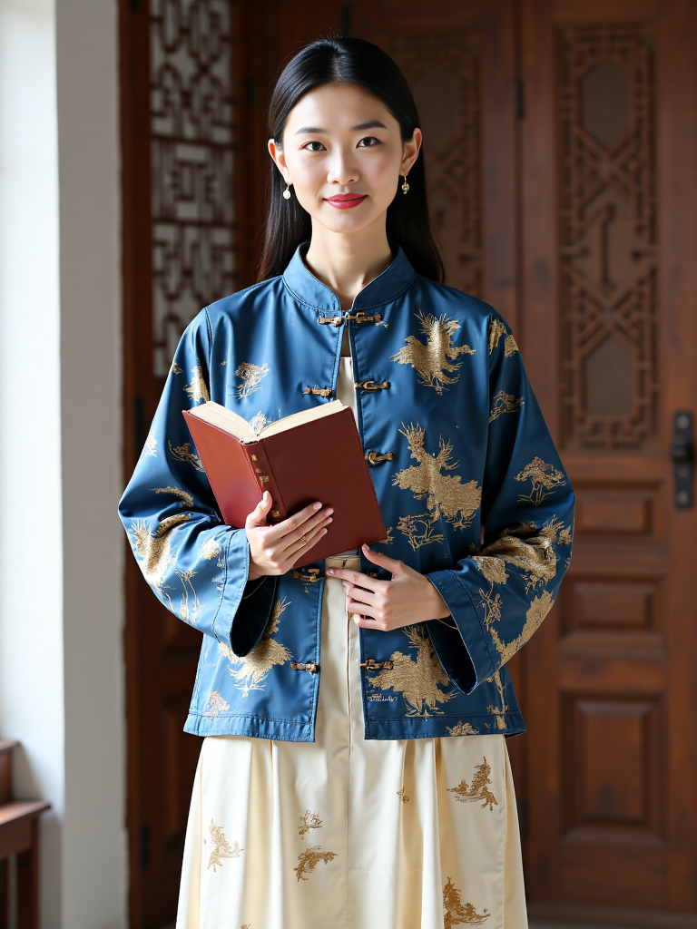 High-end custom Chinese-style women's clothing design 高级定制国风女装设计