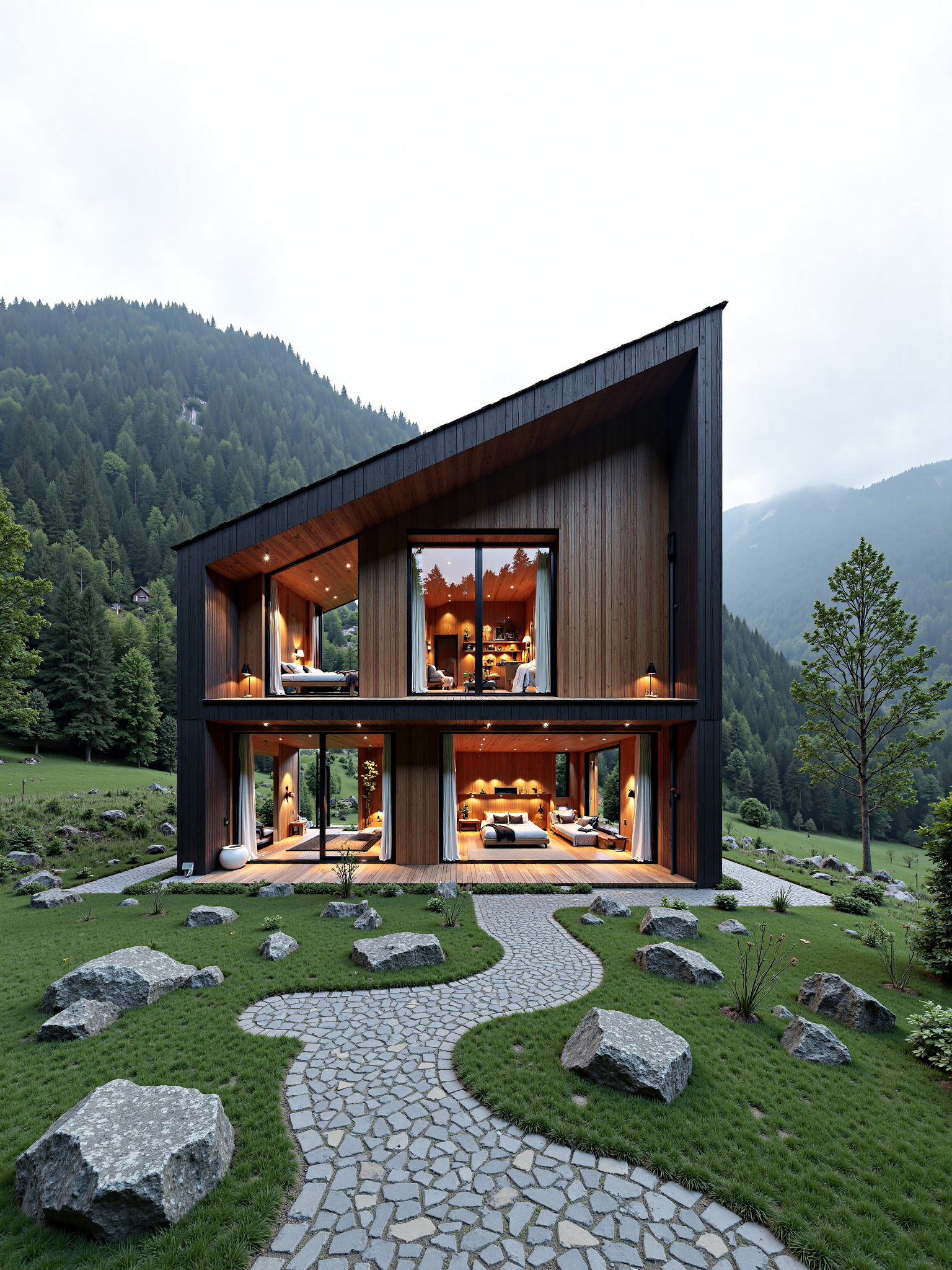 log cabin homestay 木屋式民宿