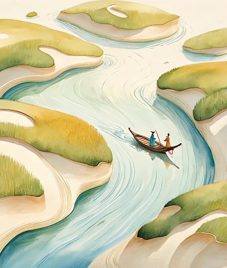 Traditional Painting Media,Style Boost,Landscape,LoRA,SDXL
