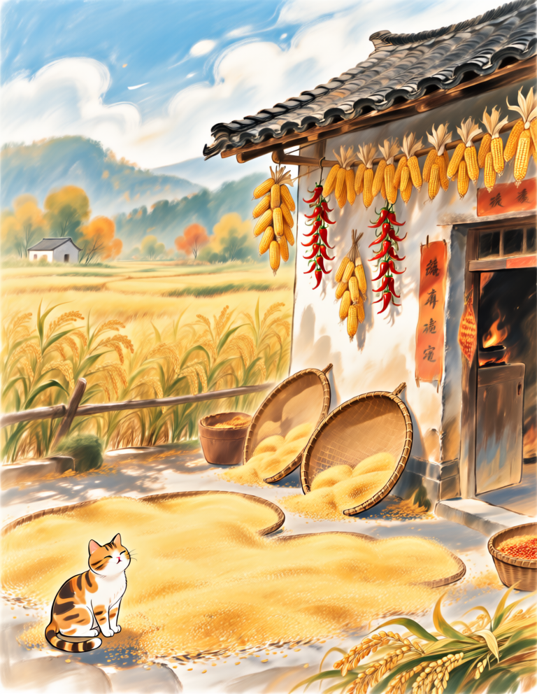 Thick painted atmospheric illustration 厚涂氛围感插画