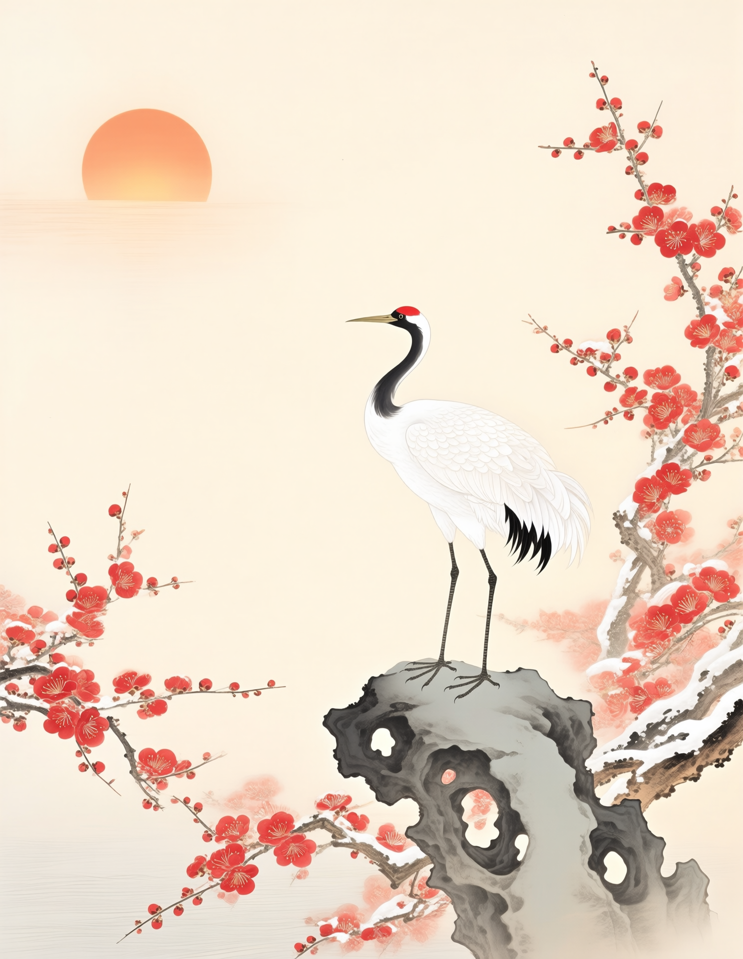 Exquisite Chinese-style fine-brush aesthetic illustration 国风精致工笔唯美插画