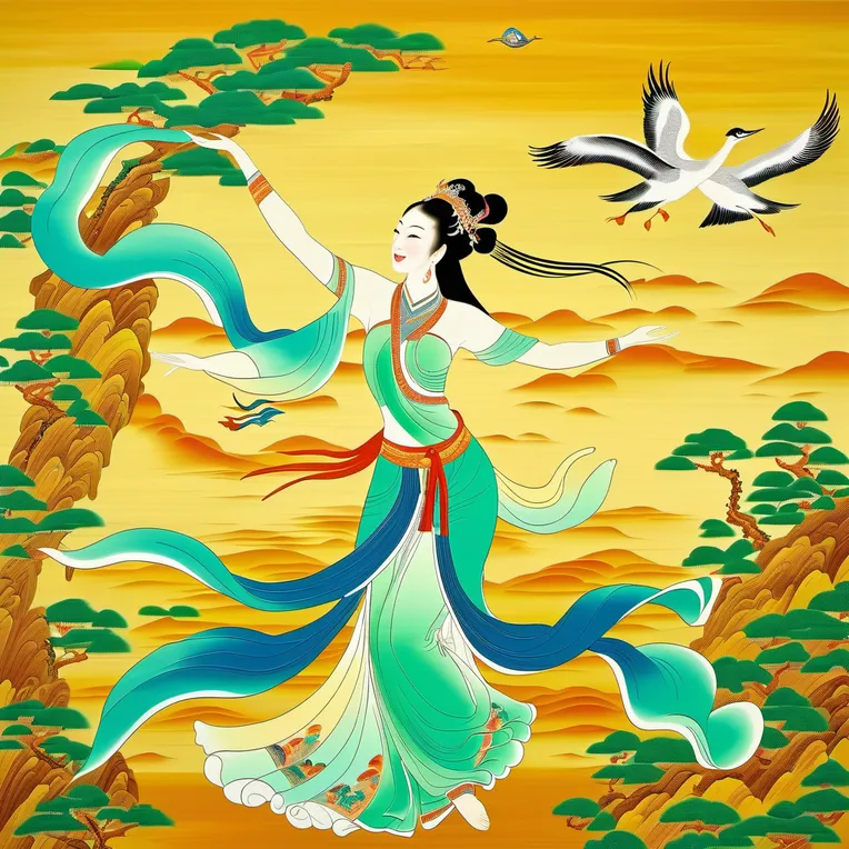Chinese Style,Traditional Painting Media,Girl,LoRA,SDXL