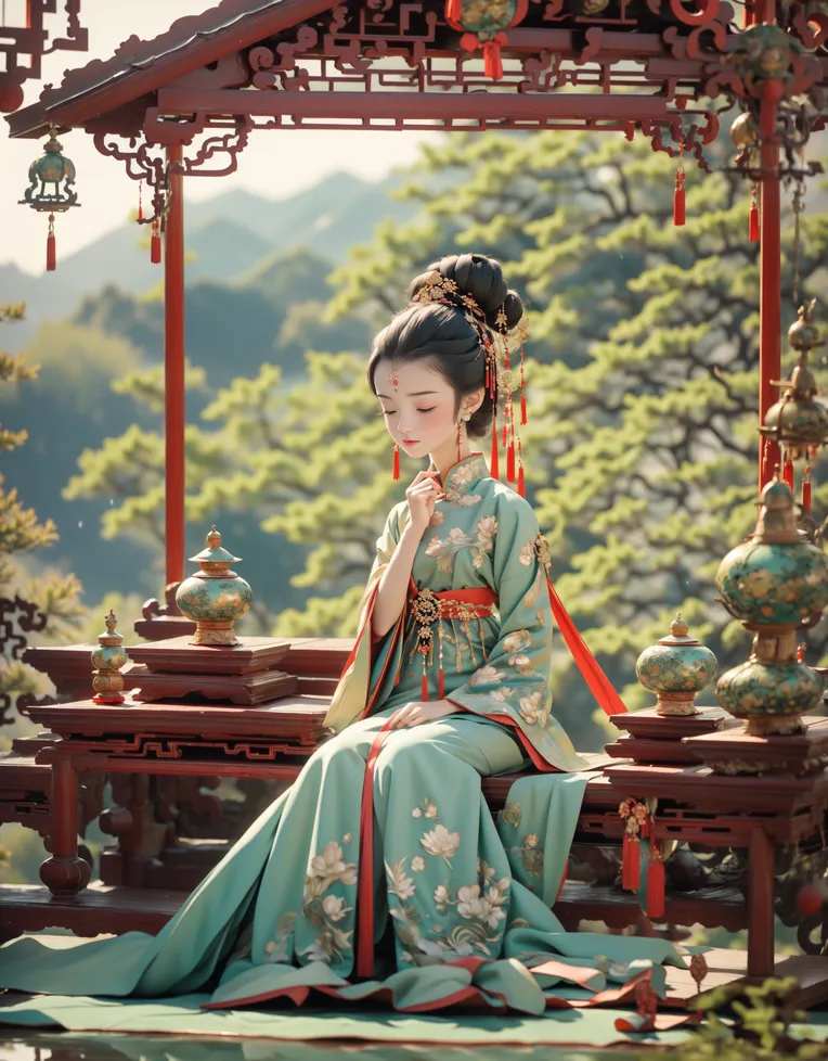 CGI style,Chinese Style,Anime Style,LoRA,SDXL
