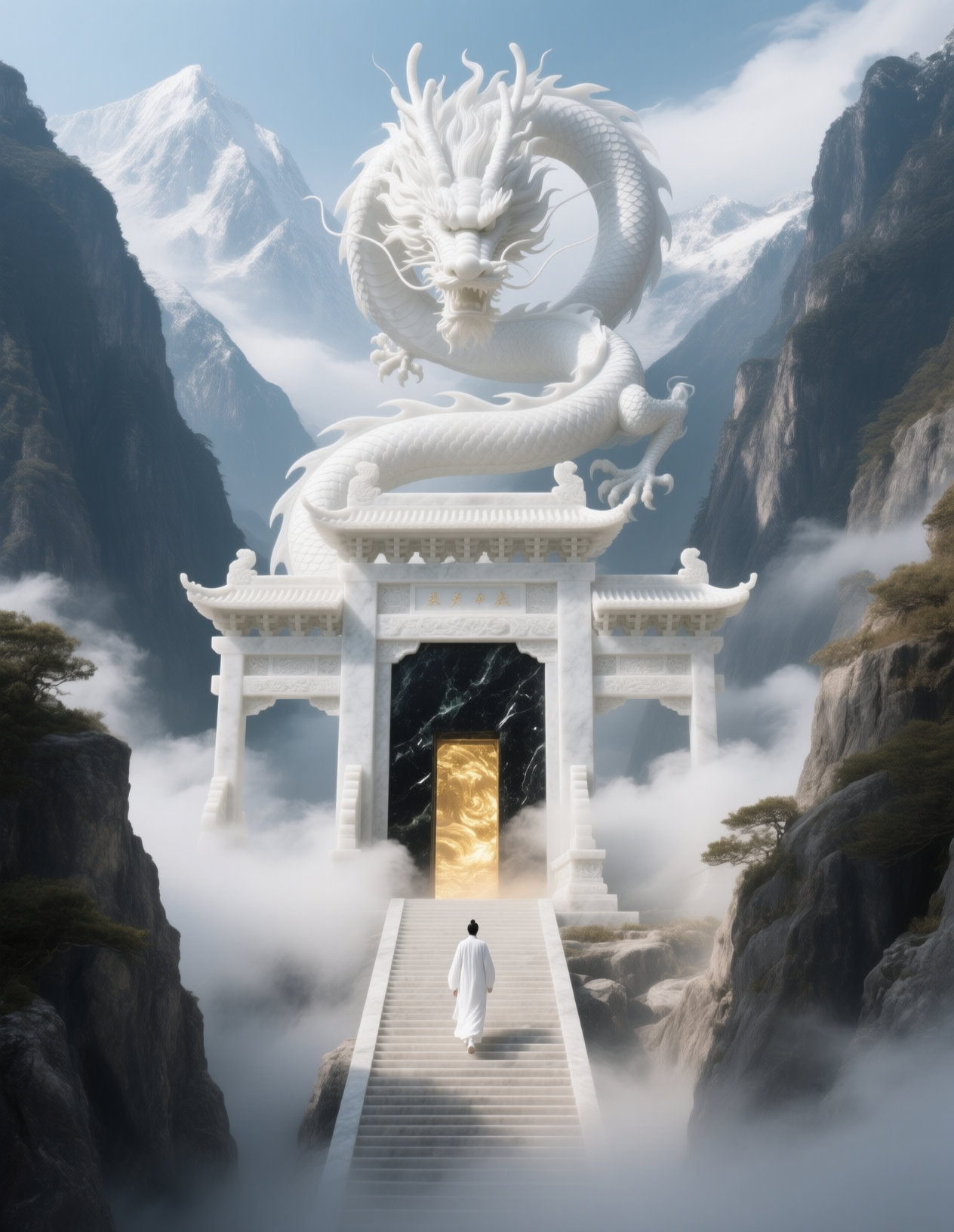 Oriental fantasy wind movie scene design 东方奇幻风电影场景设计