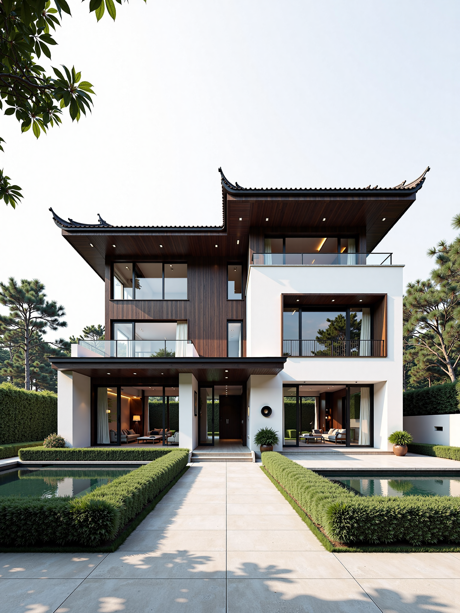 Huizhou-style architectural design 中式徽派建筑设计