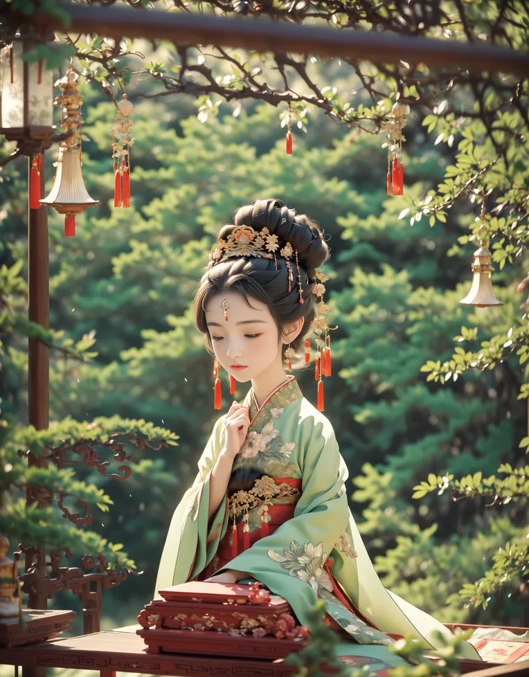 CGI style,Chinese Style,Anime Style,LoRA,SDXL