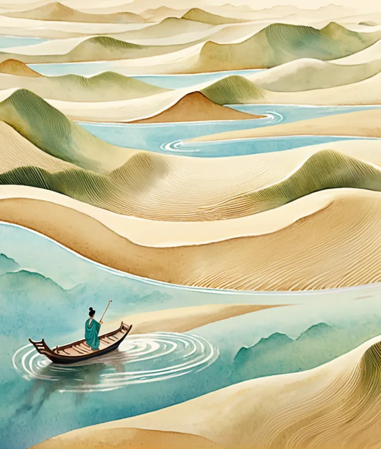 Traditional Painting Media,Style Boost,Landscape,LoRA,SDXL