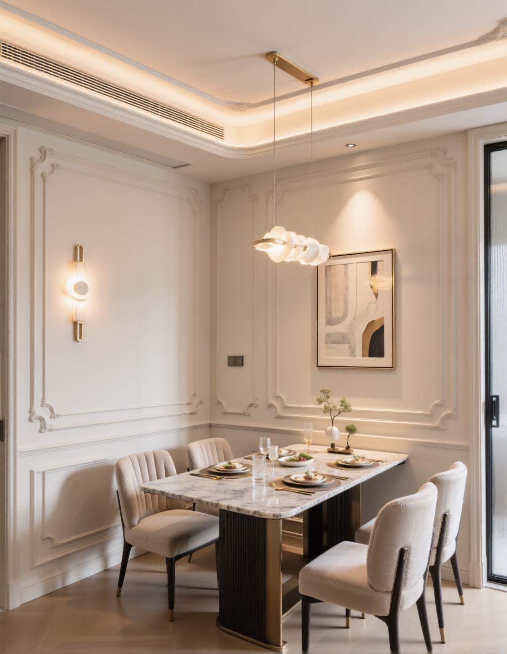 Exquisite French restaurant design 精致法式餐厅设计