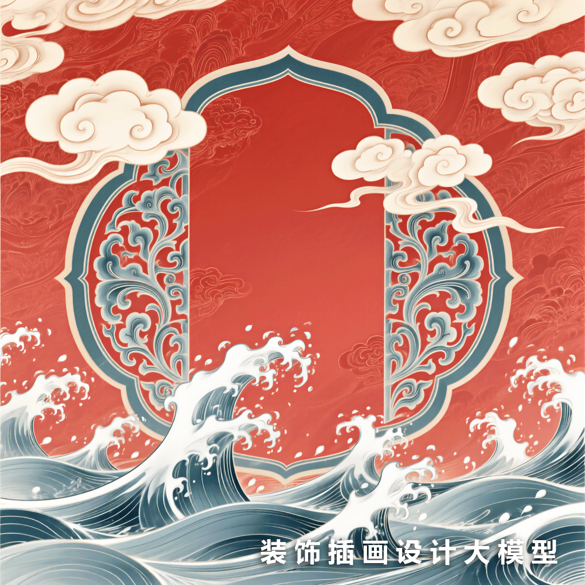 Decorative Illustration Design Large Model 装饰插画设计大模型