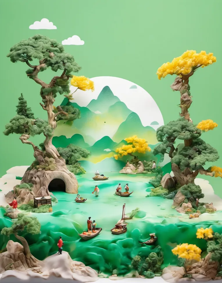 CGI style,Style Boost,Landscape,LoRA,SDXL