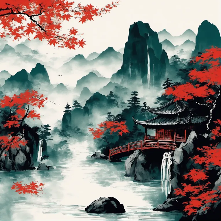 Chinese Style,Traditional Painting Media,Style Boost,LoRA,SDXL