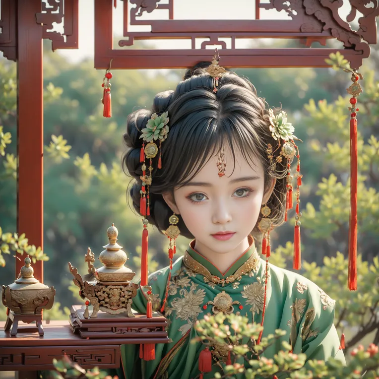 CGI style,Chinese Style,Anime Style,LoRA,SDXL