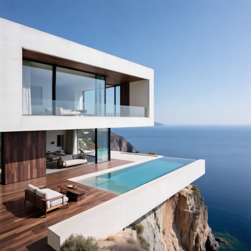 Luxurious modern architectural style 豪华的现代建筑风格