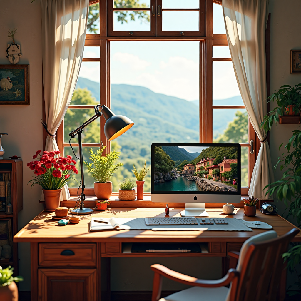 Home independent office 家庭独立办公室