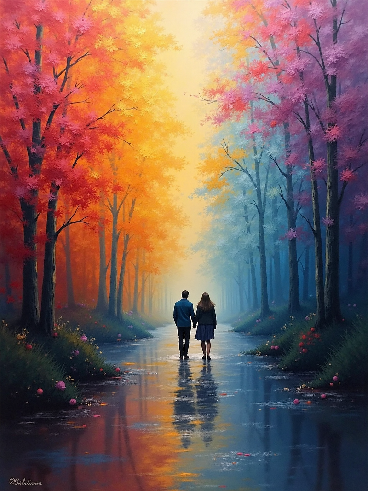 Impressionist oil painting 印象风油画FLUX