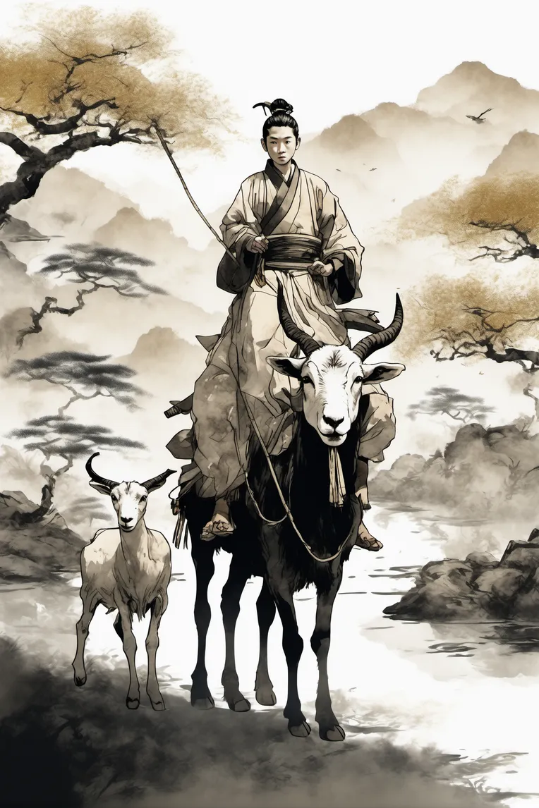 Chinese Style,Traditional Painting Media,Boy,Checkpoint,SDXL