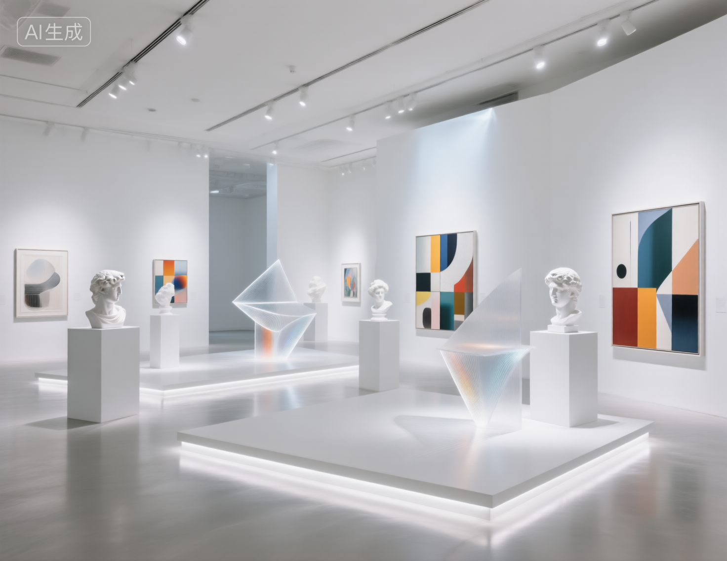 Modern art booth 现代艺术展台