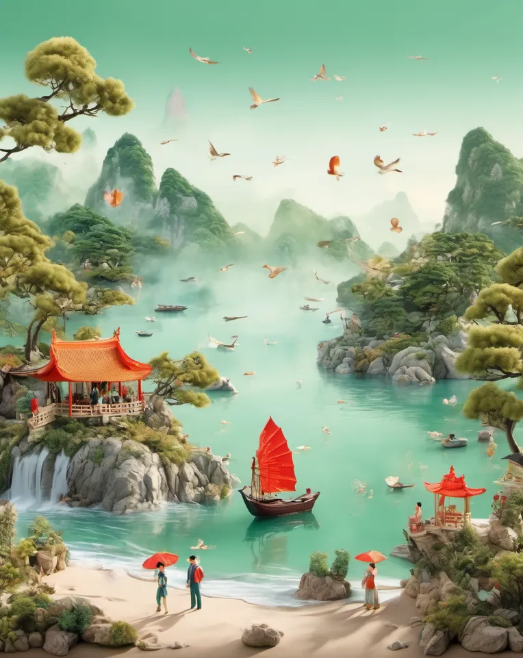 CGI style,Style Boost,Landscape,LoRA,SDXL