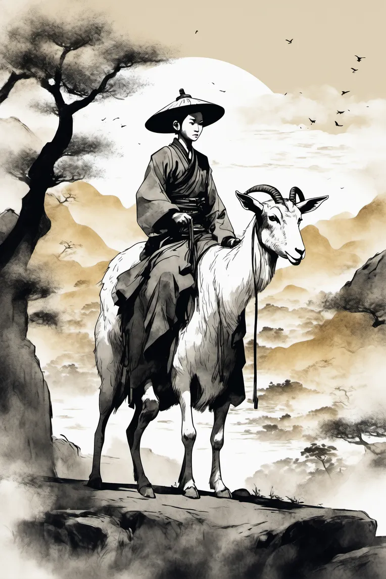 Chinese Style,Traditional Painting Media,Boy,Checkpoint,SDXL