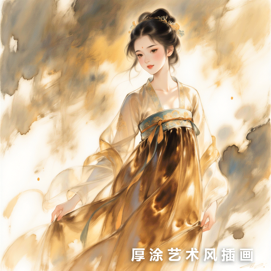 Thick Tu Art Style Illustration 厚涂艺术风插画