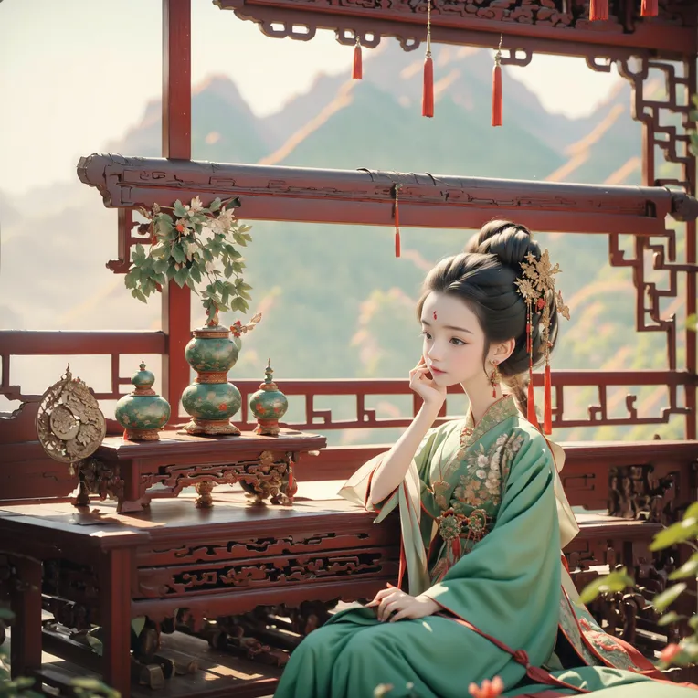 CGI style,Chinese Style,Anime Style,LoRA,SDXL