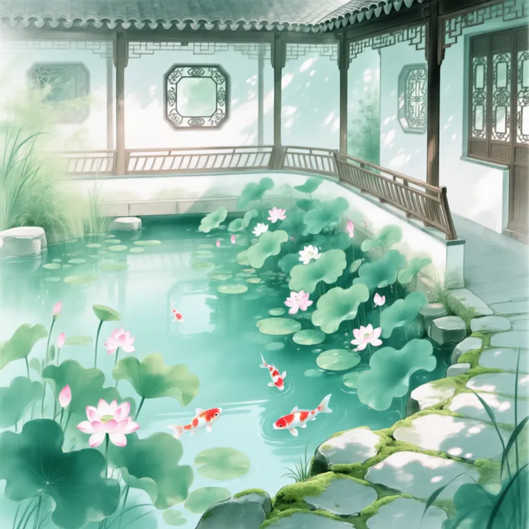 Traditional Painting Media,Object Enhance,Landscape,LoRA,