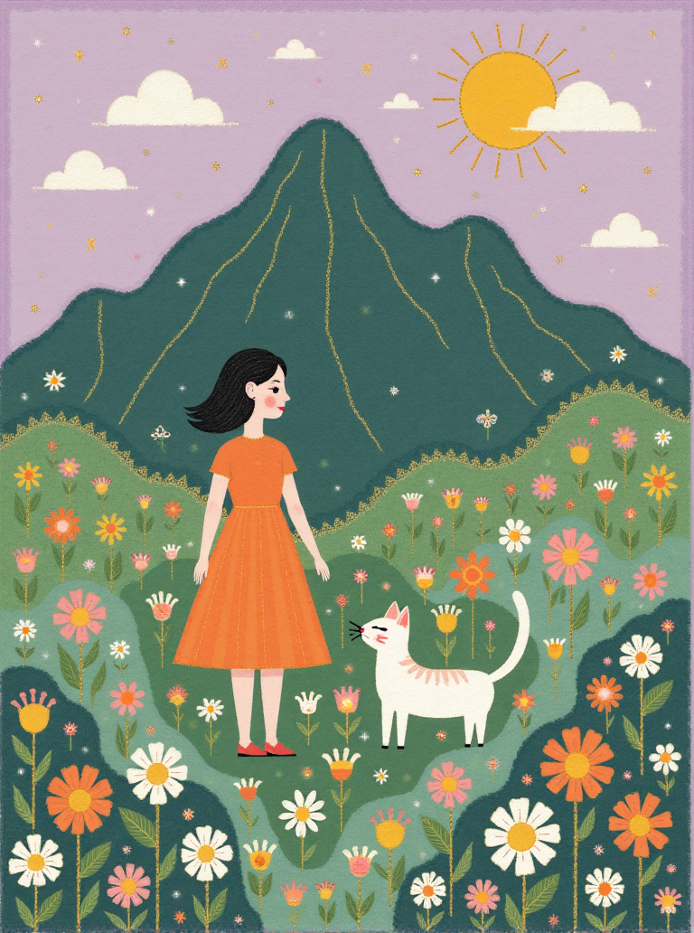 Whimsical folk art illustrations 奇思妙想的民间艺术插画
