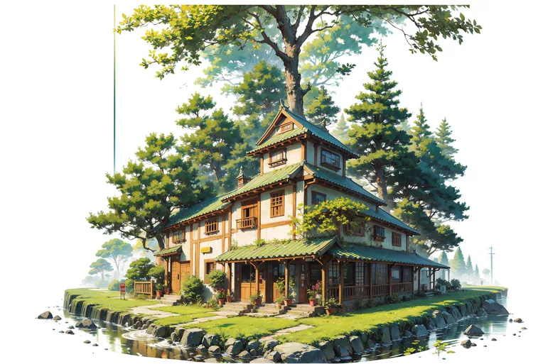 Chinese Style,Style & Filter,Building,LoRA,SDXL