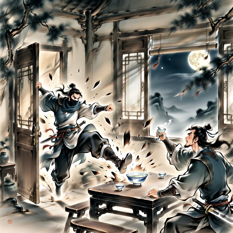 Jianghu character Chinese anime storyboard 江湖角色国漫分镜