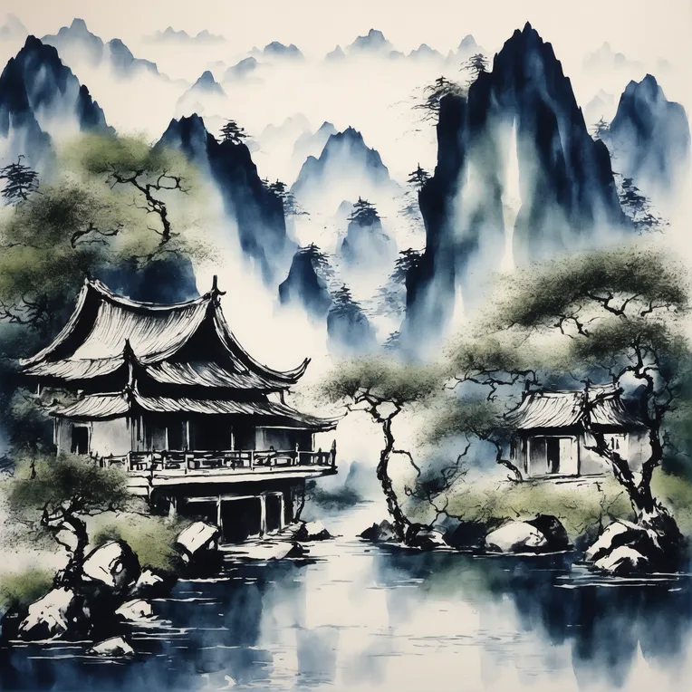 Chinese Style,Traditional Painting Media,Style Boost,LoRA,SDXL