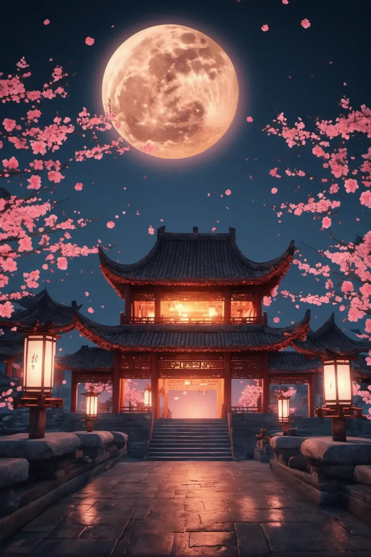 Realistic,Chinese Style,Architectural Design,LoRA,SDXL