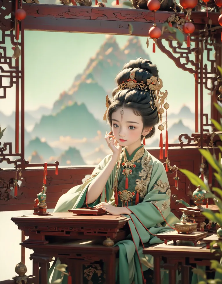 CGI style,Chinese Style,Anime Style,LoRA,SDXL