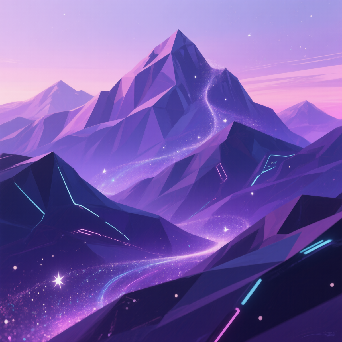 Abstract digital painting style 抽象数字绘画风格