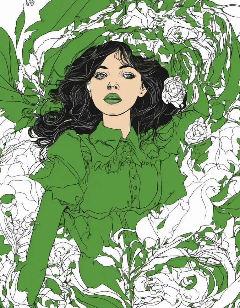 Traditional Painting Media,Girl,Style Boost,LoRA,SDXL