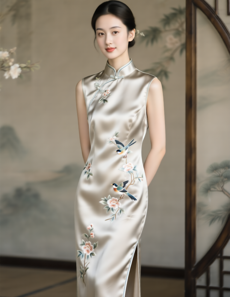 Chinese-style fashion qipao design 中式时尚旗袍设计