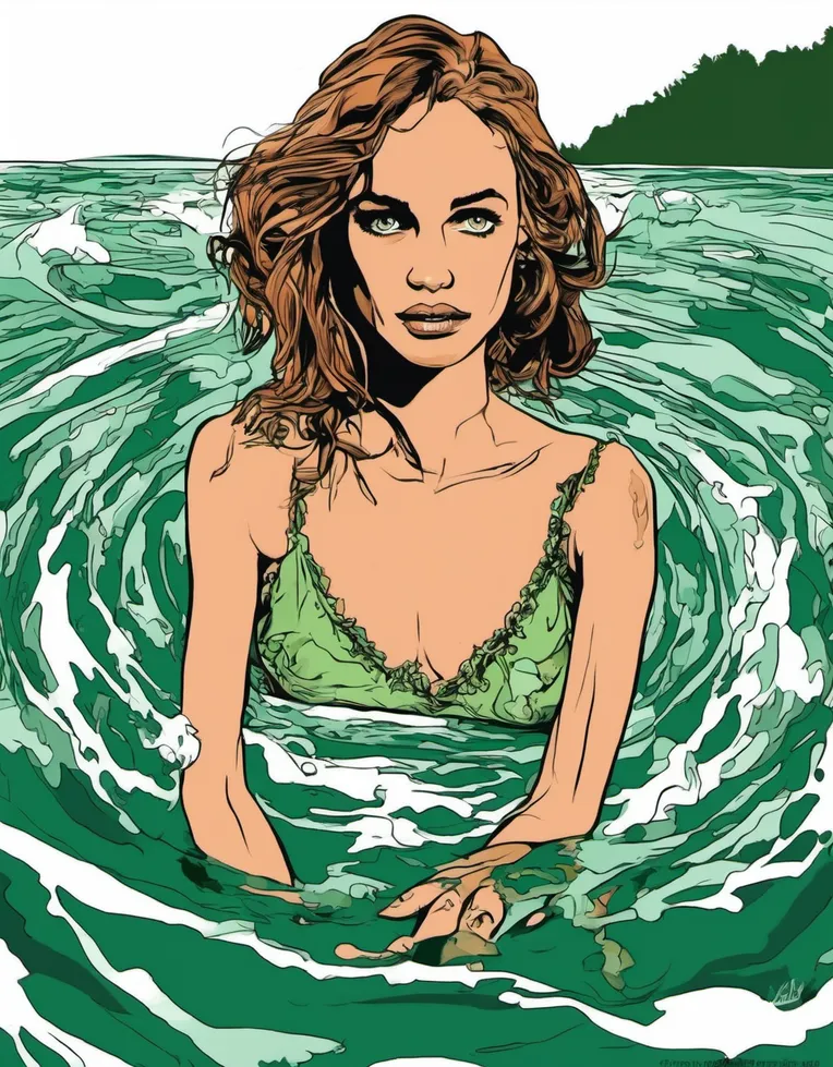 Traditional Painting Media,Girl,Style Boost,LoRA,SDXL