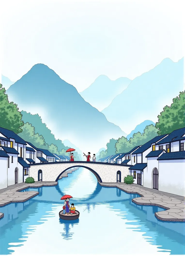 Illustration,Style Boost,Landscape,LoRA,FLUX.1