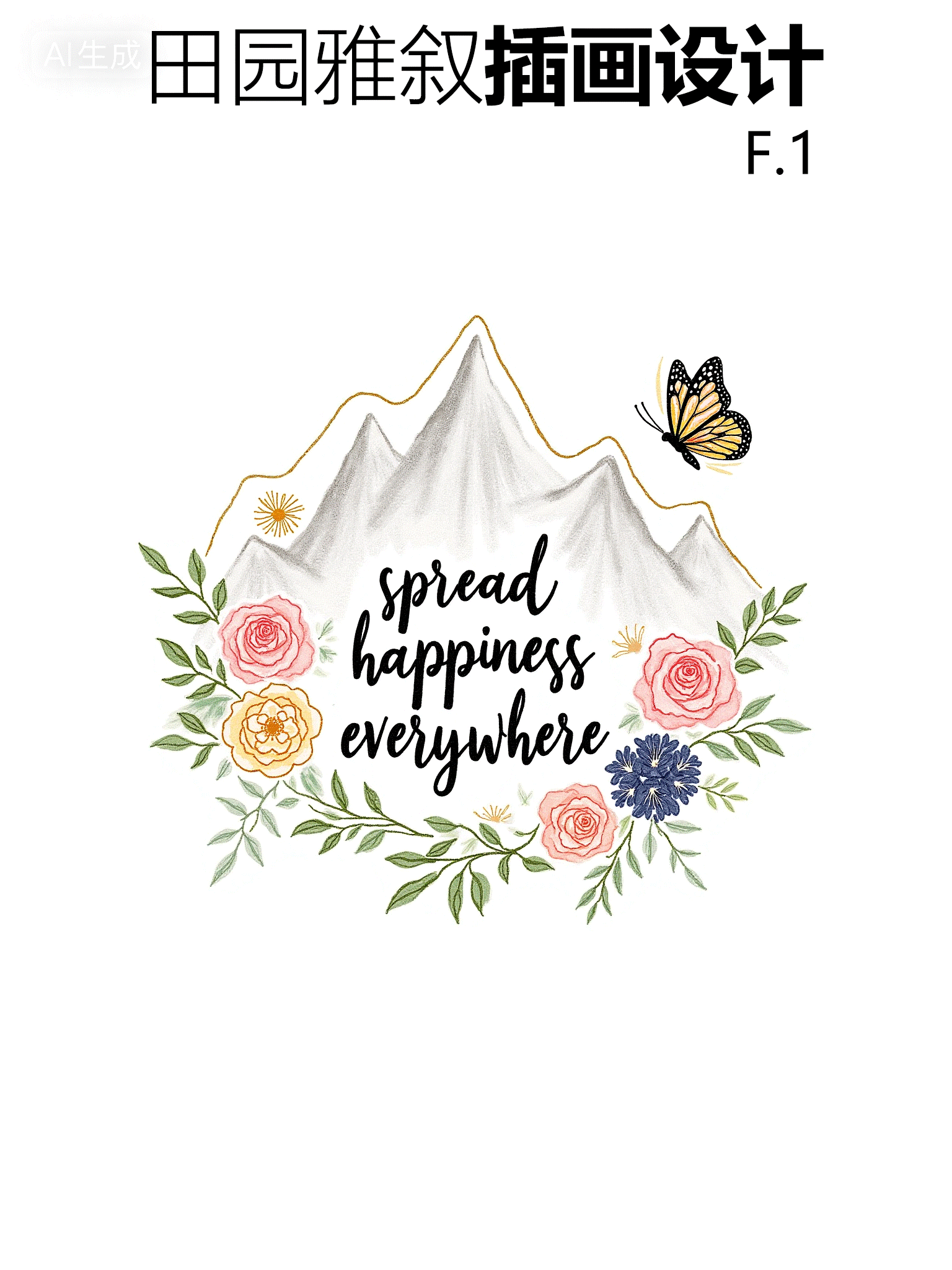 Pastoral Elegance Illustration Design 田园雅叙插画设计