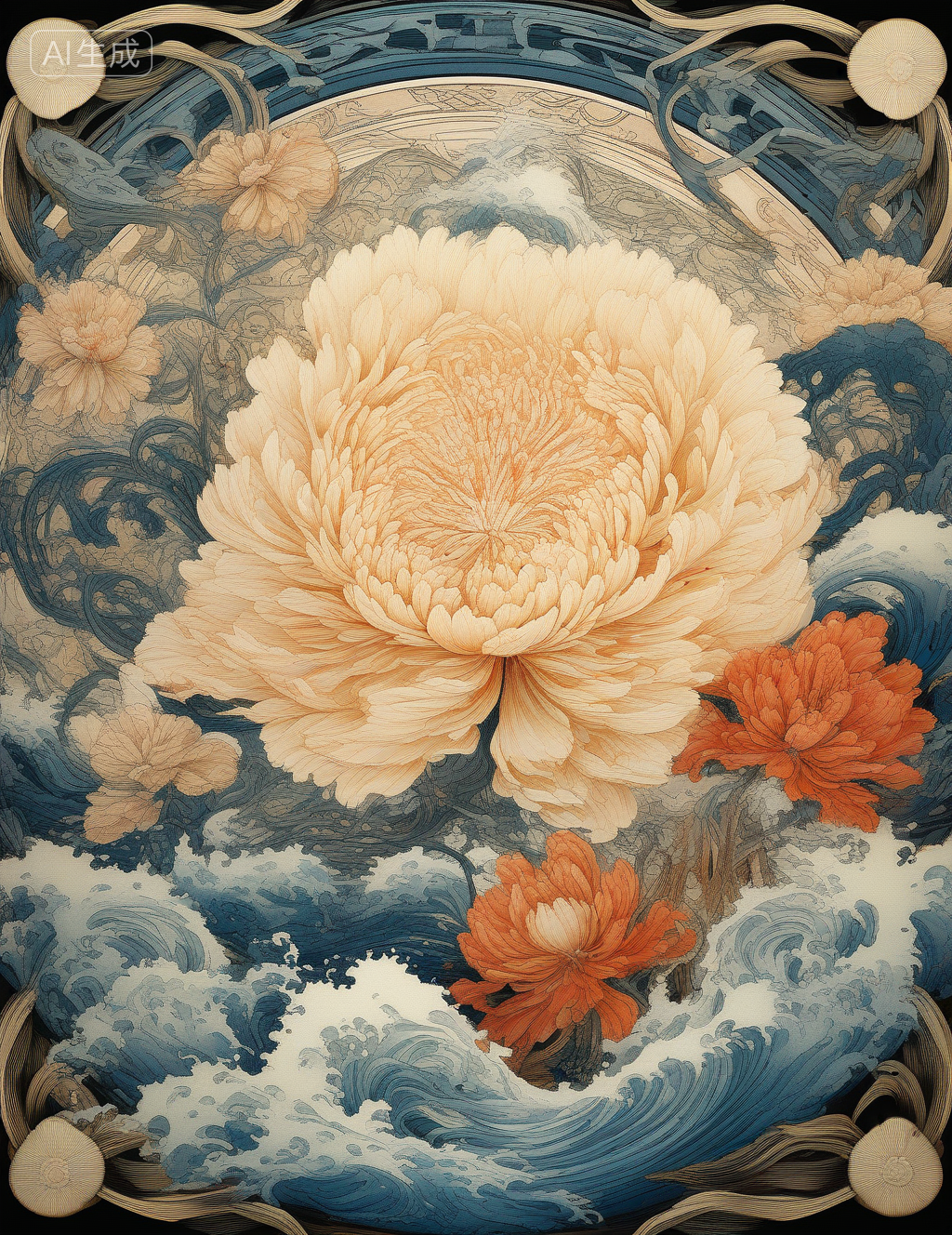 AI绘画-花绽秘境新艺术-天懿-AI绘图-LiblibAI