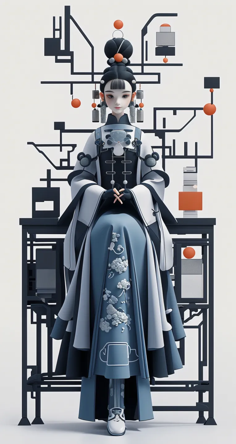 CGI style,Cartoon style,Chinese Style,LoRA,SDXL