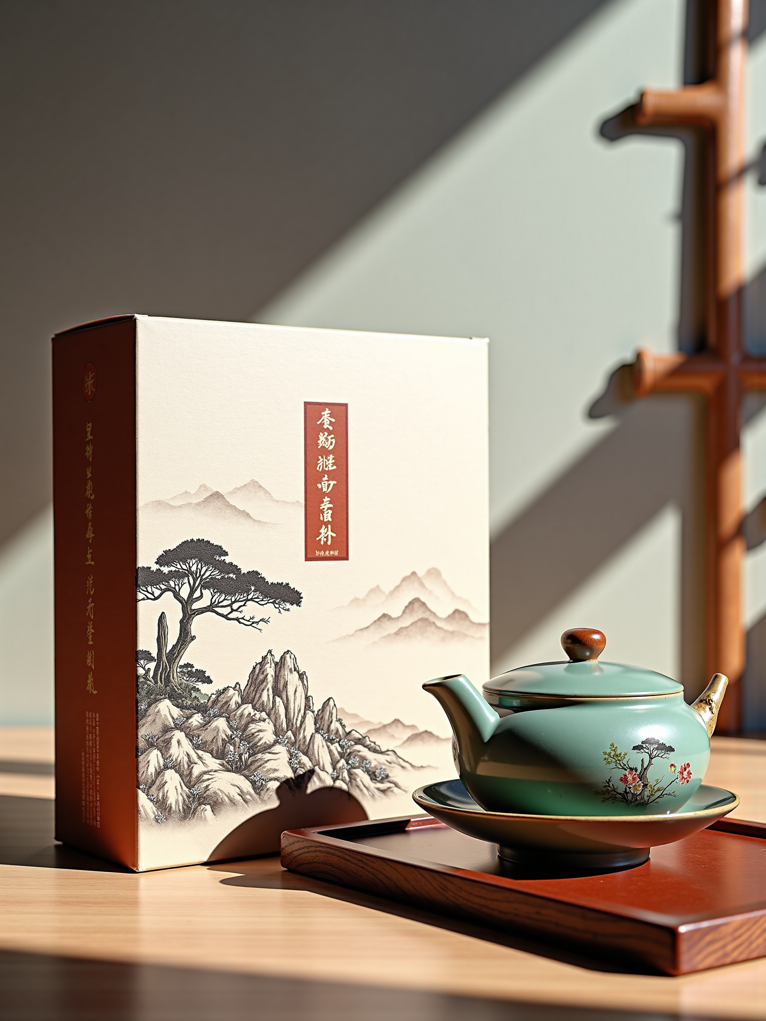 Chinese style Xuan paper texture/tea packaging 国风宣纸纹理/茶叶包装