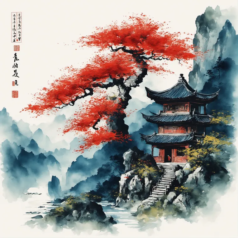 Chinese Style,Traditional Painting Media,Style Boost,LoRA,SDXL