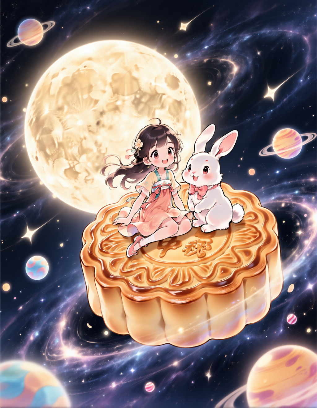 Mid-Autumn Creative Marketing Anime Style 中秋创意营销动漫风