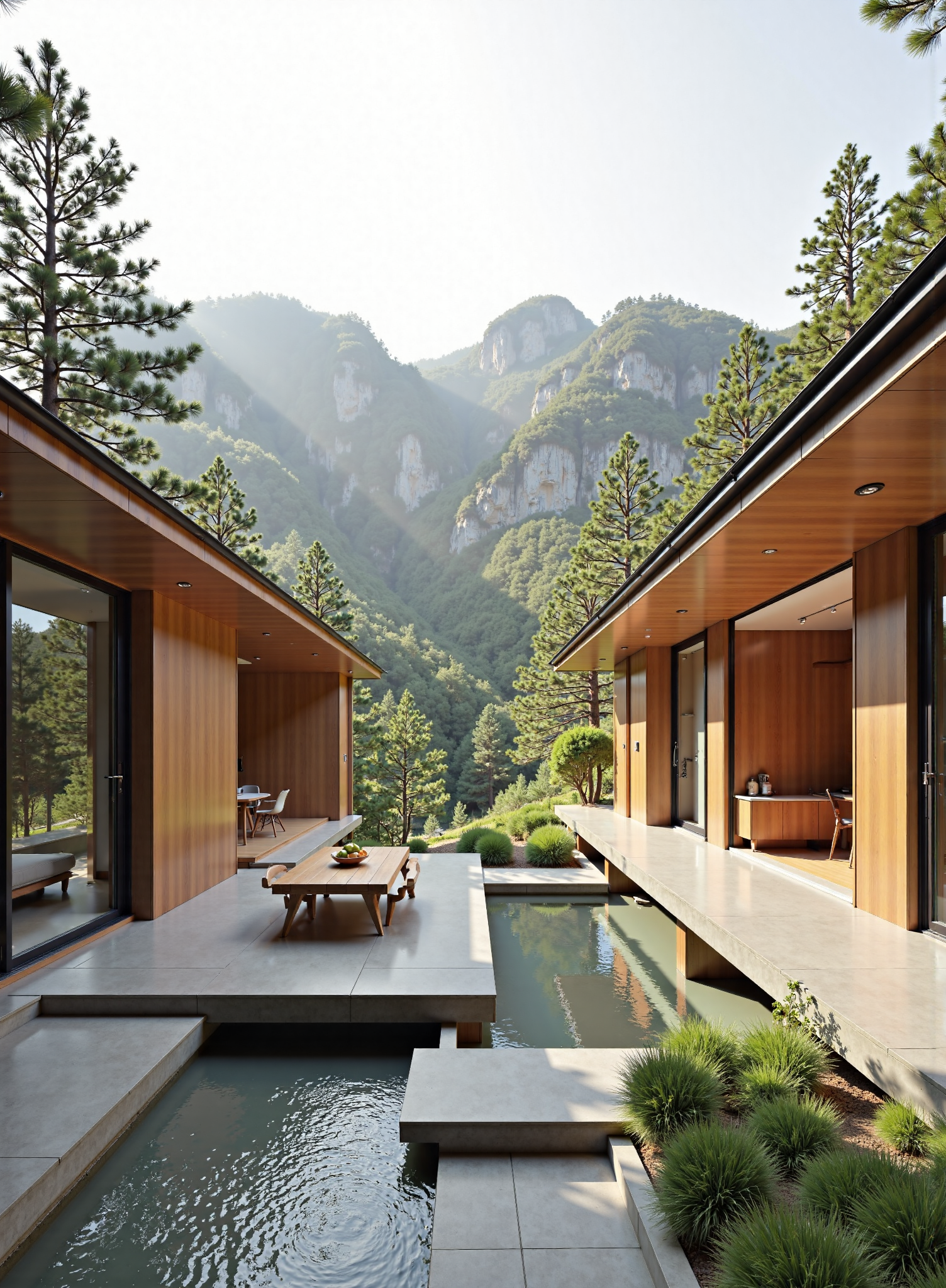 Valley courtyard mountain residence 谷间庭院山居