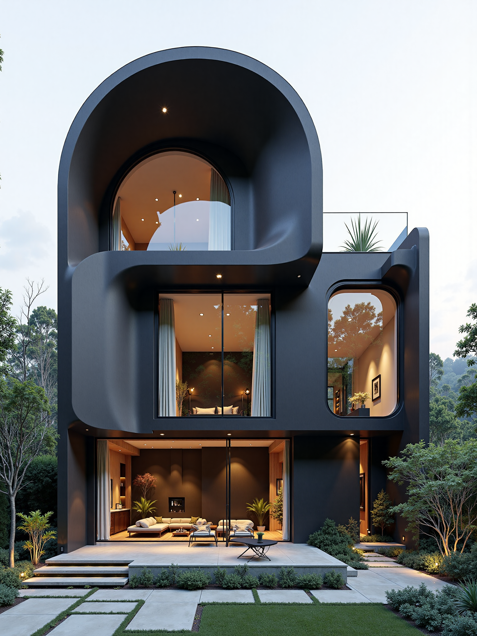 Smooth surface architectural design 平滑曲面建筑设计