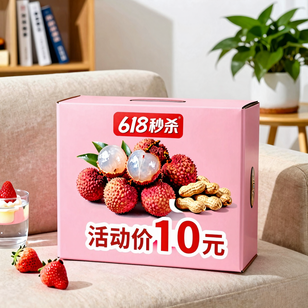 Leisure snack gift box marketing poster design 休闲零食礼盒营销海报设计
